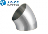 Sanitary welded elbow